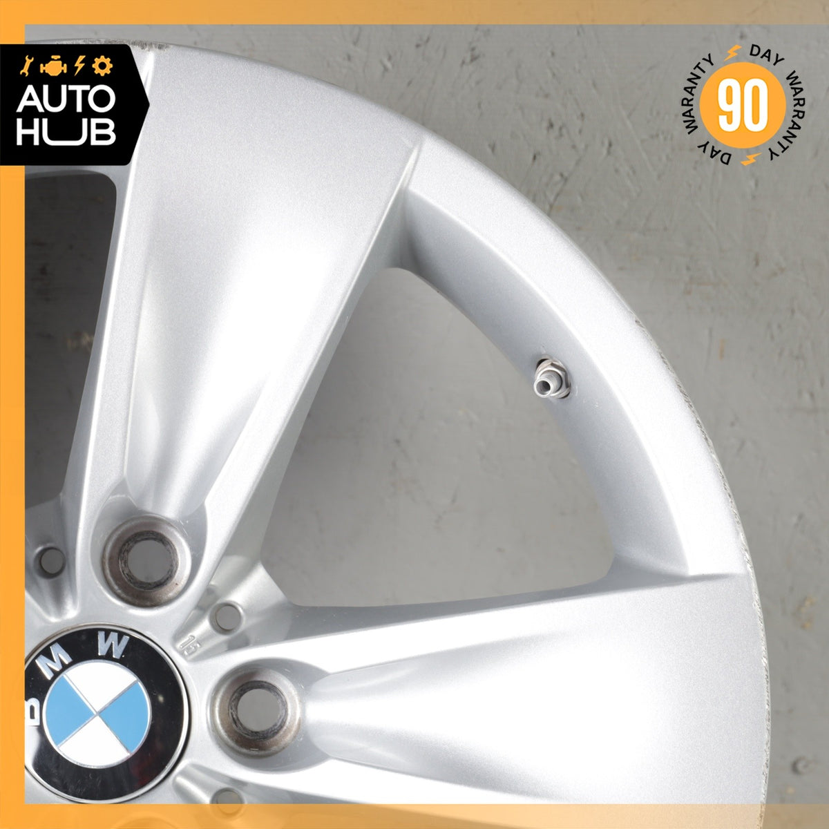 BMW E60 528i 535i 550i 8 x 18 18" Style 246 Wheel Rim Silver 6777349 OEM - photo 2