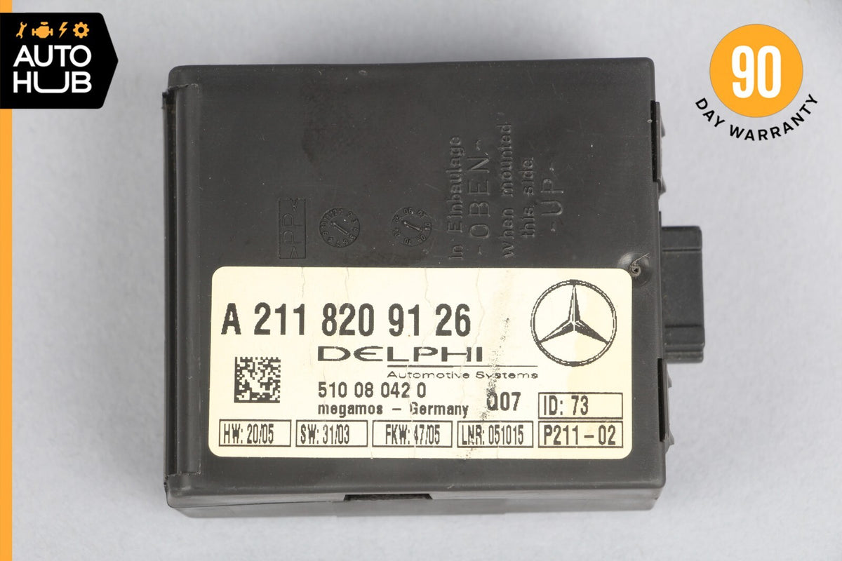 Mercedes W209 CLK500 SL600 S430 E320 Anti Theft Alarm Module 2118209126 OEM - photo 11