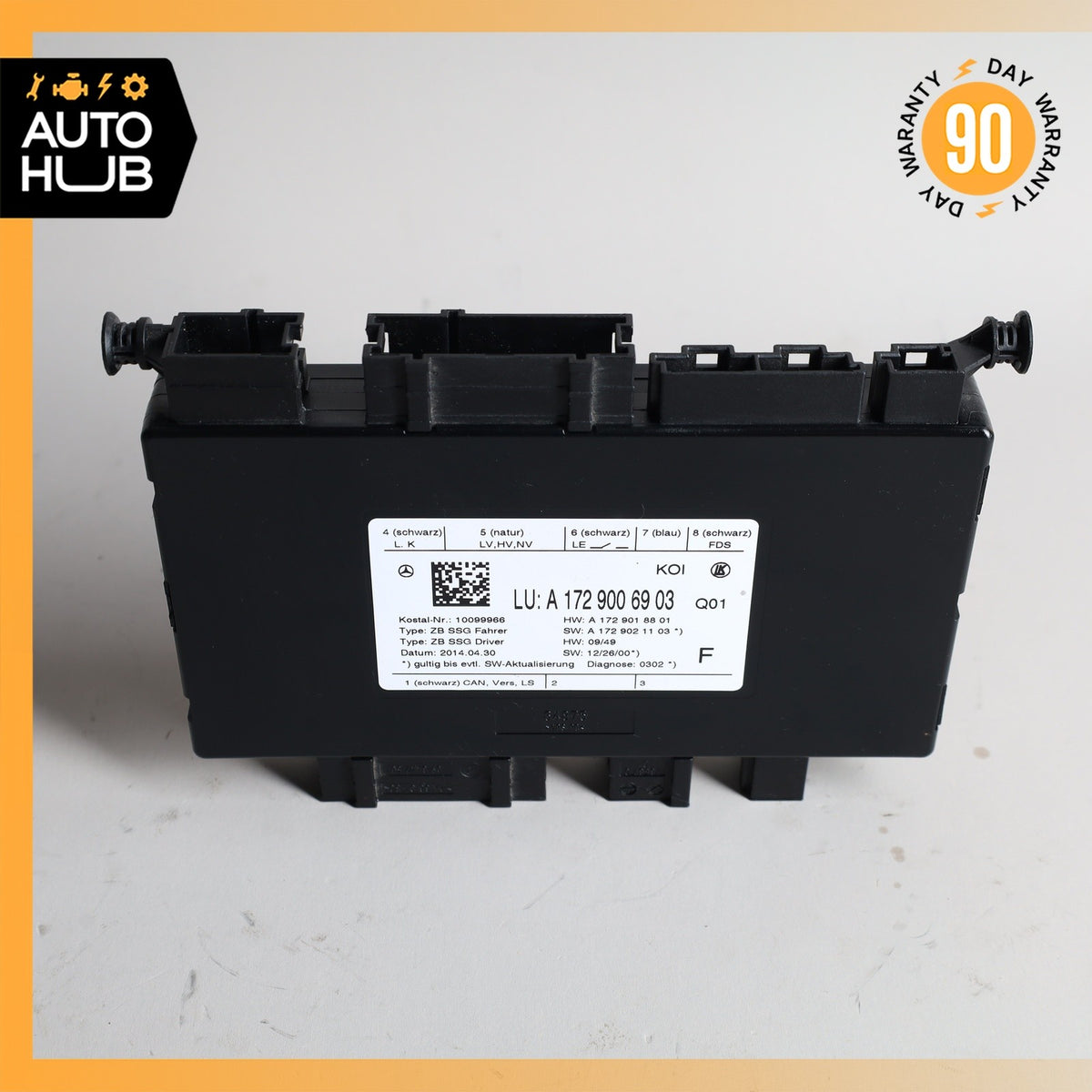 08-18 Mercedes R172 SLK250 E400 CLS63 Seat Control Module Front Left Side OEM - photo 5
