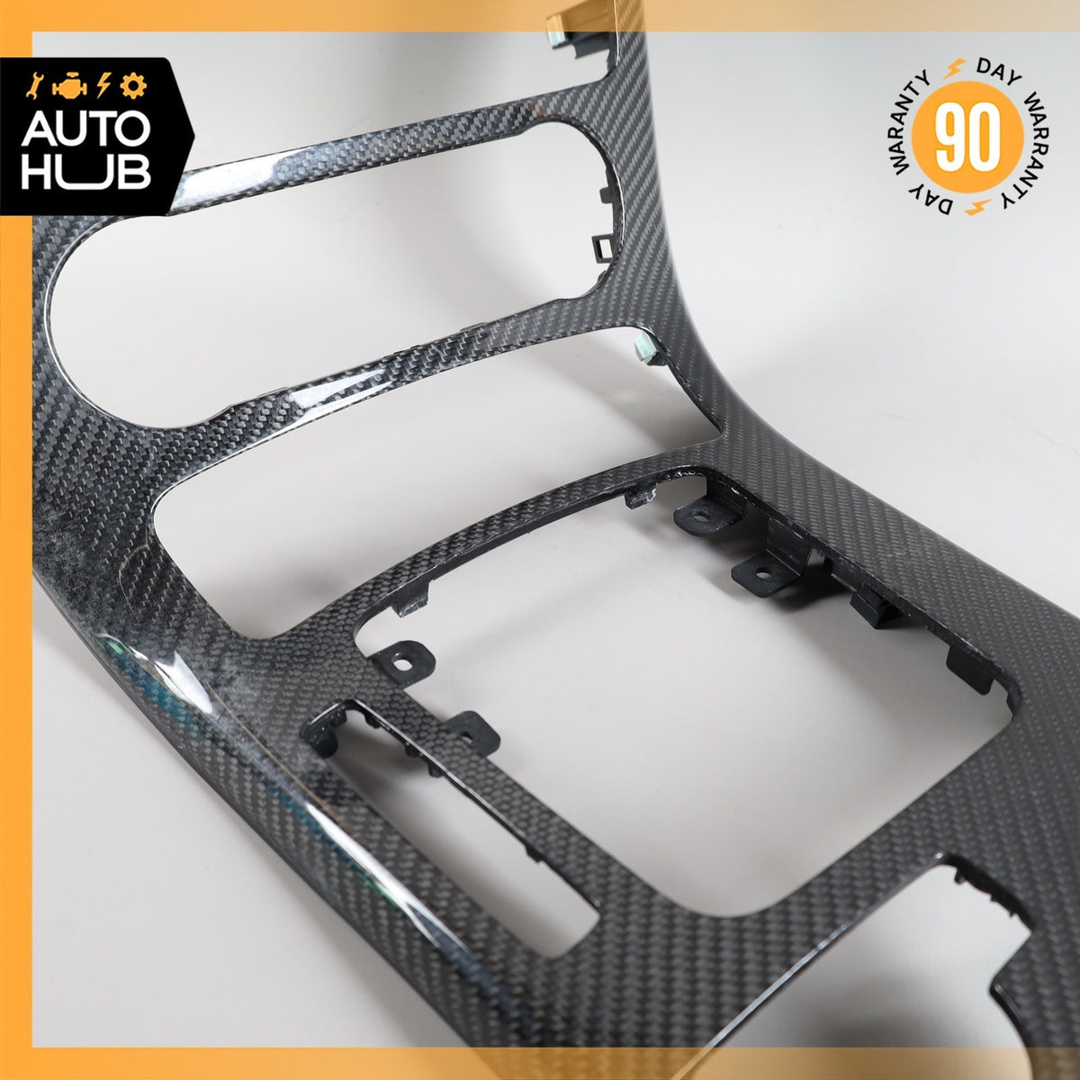 12-16 Mercedes R172 SLK350 Center Console Door Panel Trim Set Carbon OEM 74k - photo 6