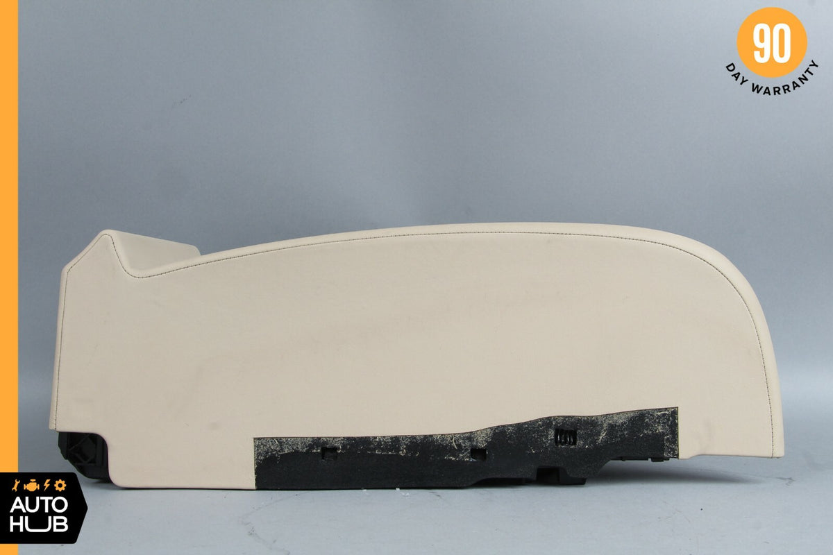 07-10 Mercedes W216 CL550 Center Console Rear Storage Compartment Beige OEM - photo 3