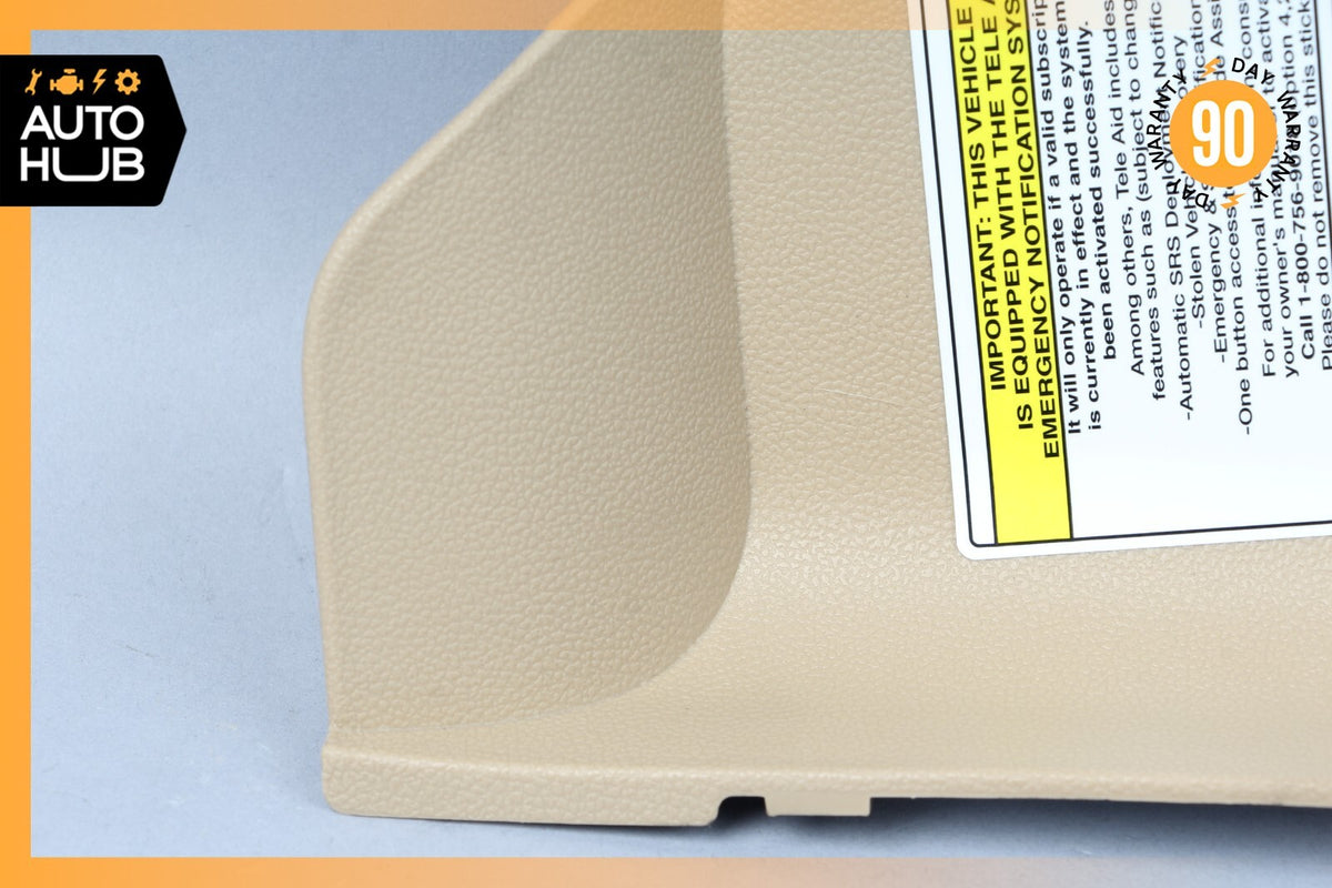 06-12 Mercedes W164 ML350 GL550 Dashboard Dash Board Left Side Trim Beige OEM - photo 4