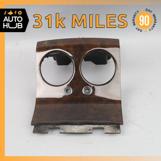 03-17 Bentley Continental GT Rear Center Console A/C Air Vent Trim Wood OEM 31k - photo 1