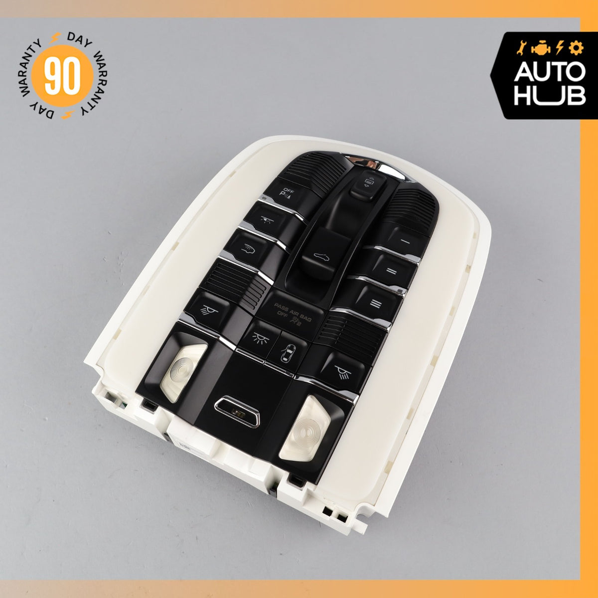 15-18 Porsche Cayenne 958 Macan Front Overhead Dome Light Lamp 7PP959551GN OEM - photo 1