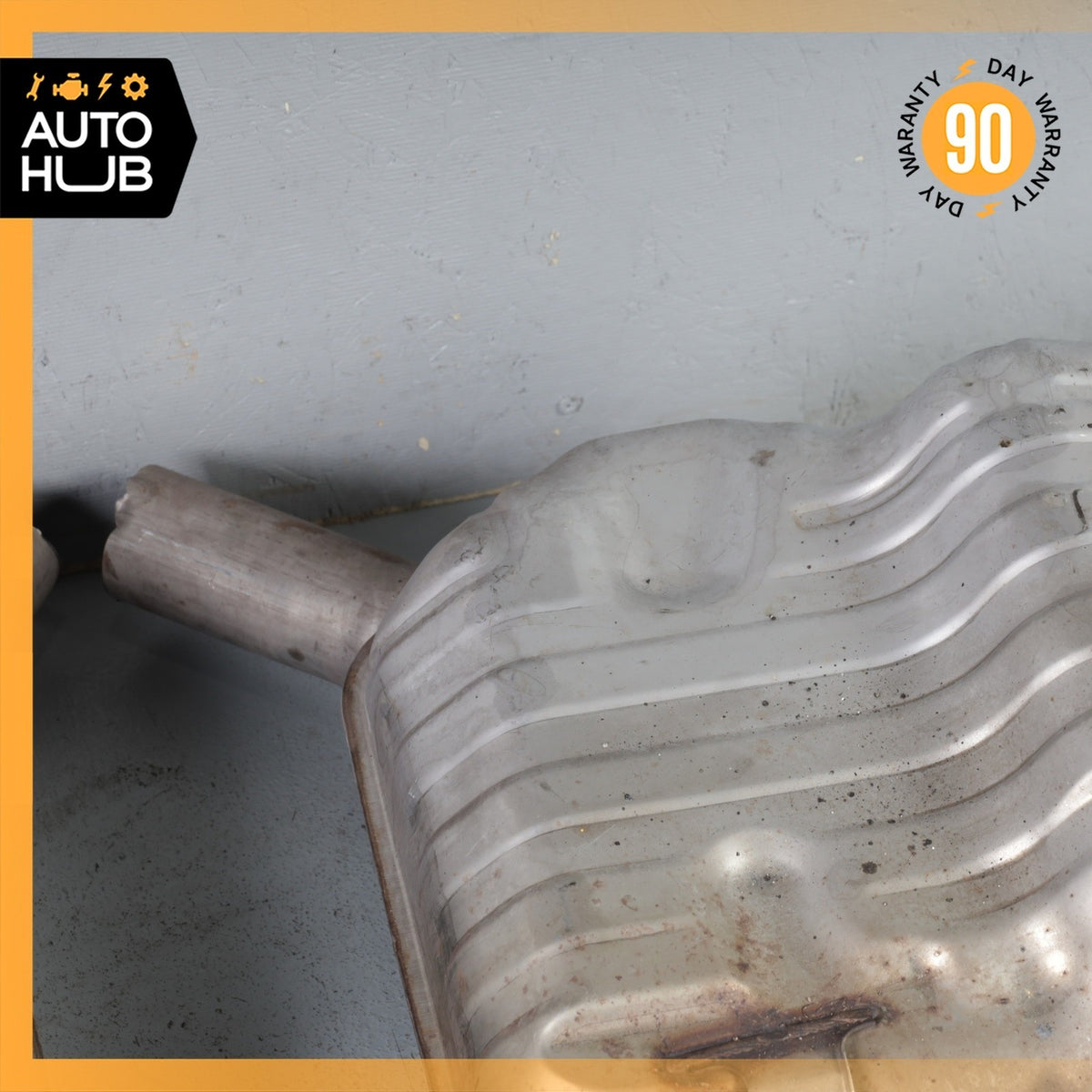 11-12 Audi D4 A8 4.2L V8 Left & Right Exhaust Muffler Mufflers Tips OEM - photo 5