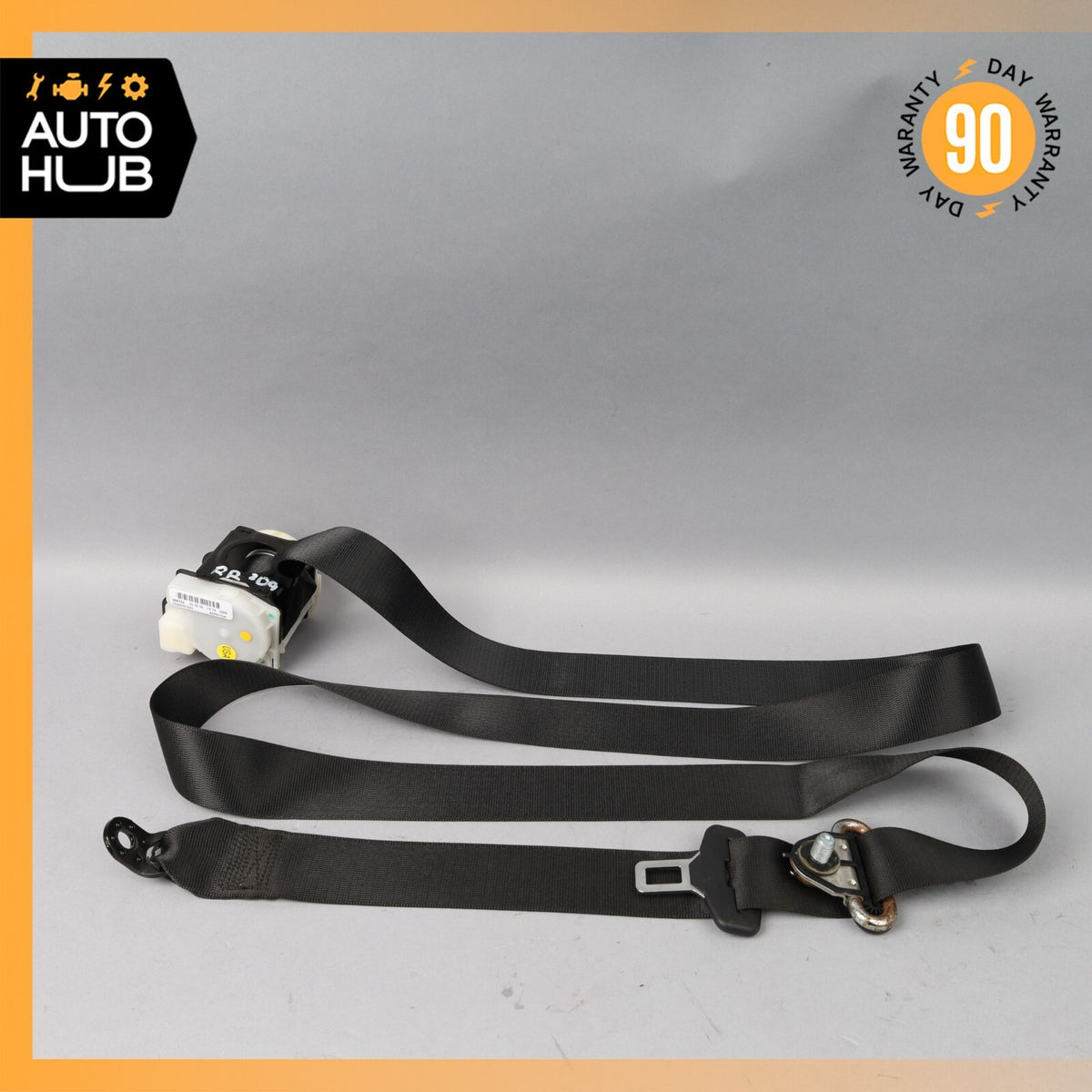 03-09 Mercedes W209 CLK500 CLK350 Rear Left or Right Side Seat Belt Black OEM - photo 1