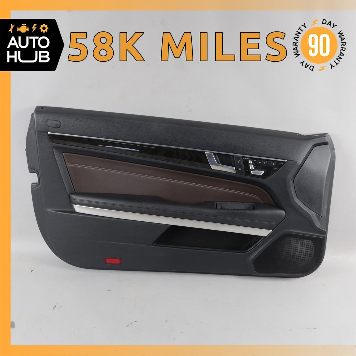 14-17 Mercedes W207 E400 E550 Convertible Left Side Interior Door Panel OEM 58k - photo 1