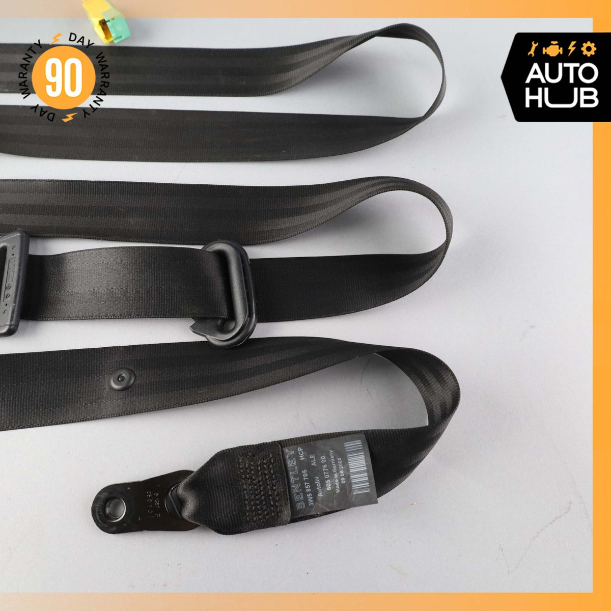 06-13 Bentley Continental Flying Spur Front Left Driver Side Seat Belt OEM 78k - photo 12