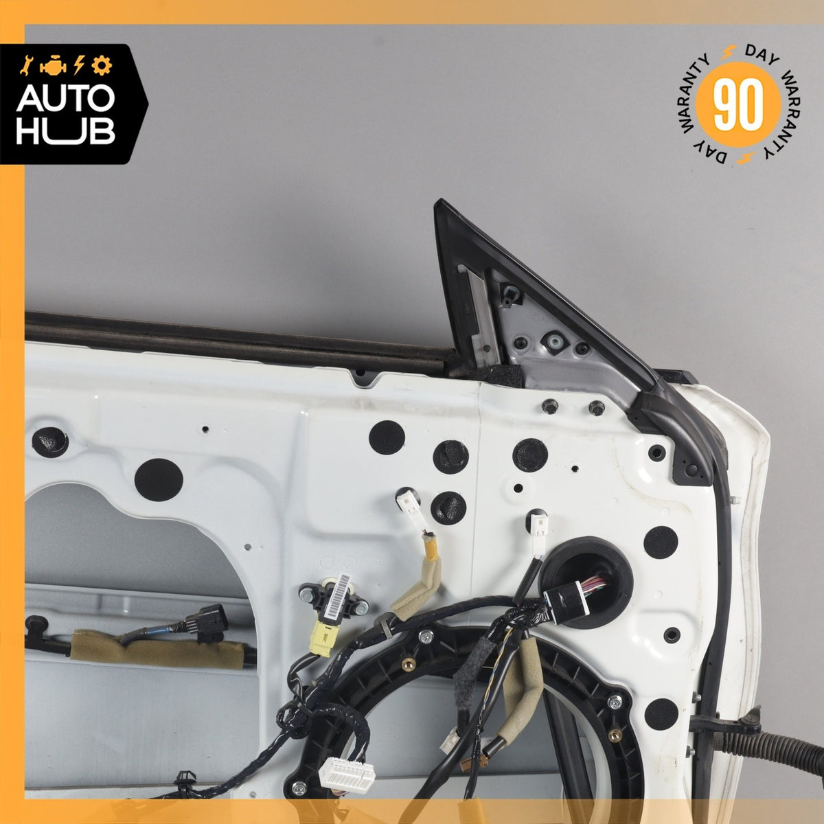 17-22 Infiniti Q60 Left Driver Side Door Shell Frame Panel White OEM 71k - photo 16