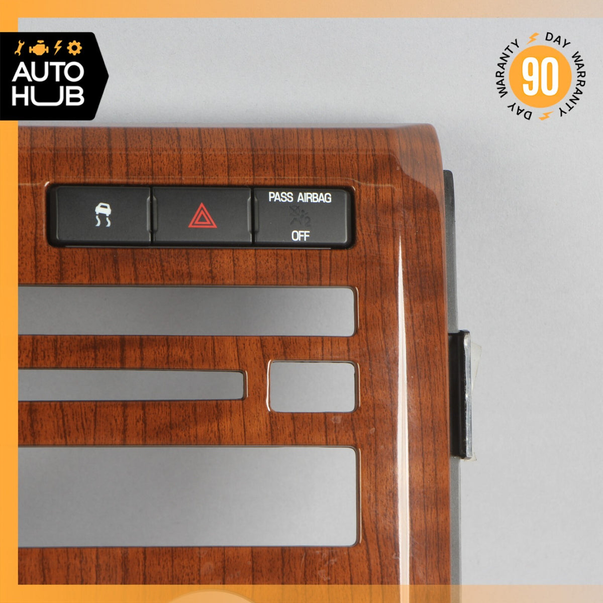 09-10 Ford F150 5.4L Center Dashboard Instrument Panel Wood w/ Switch OEM - photo 3