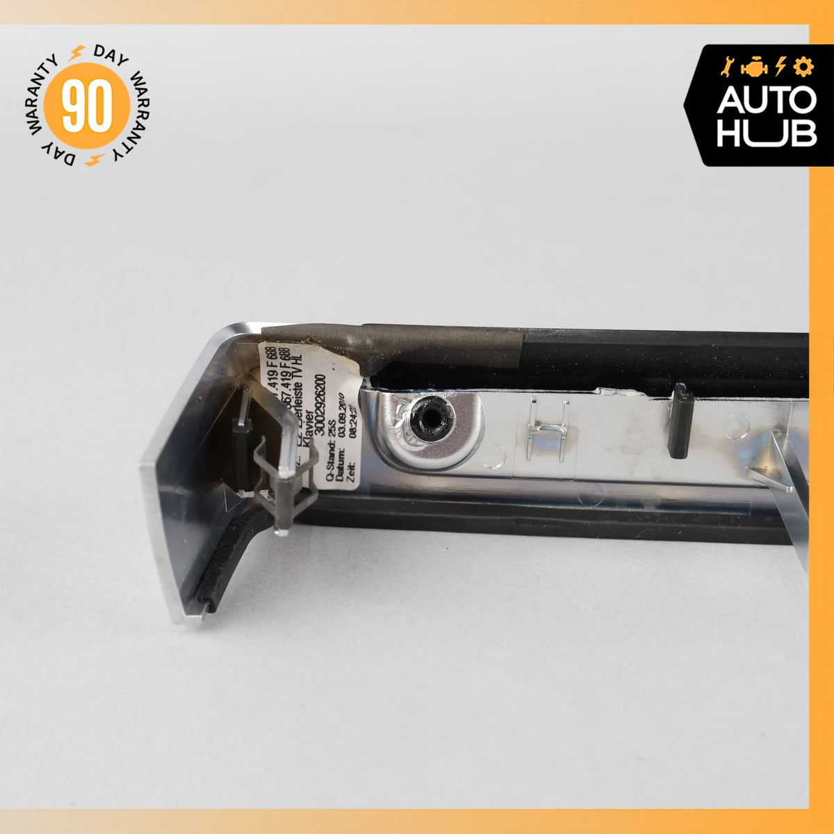 Porsche Cayenne 958 Rear Left Door Panel Trim Molding Piano Wood 7P5867419F OEM - photo 8