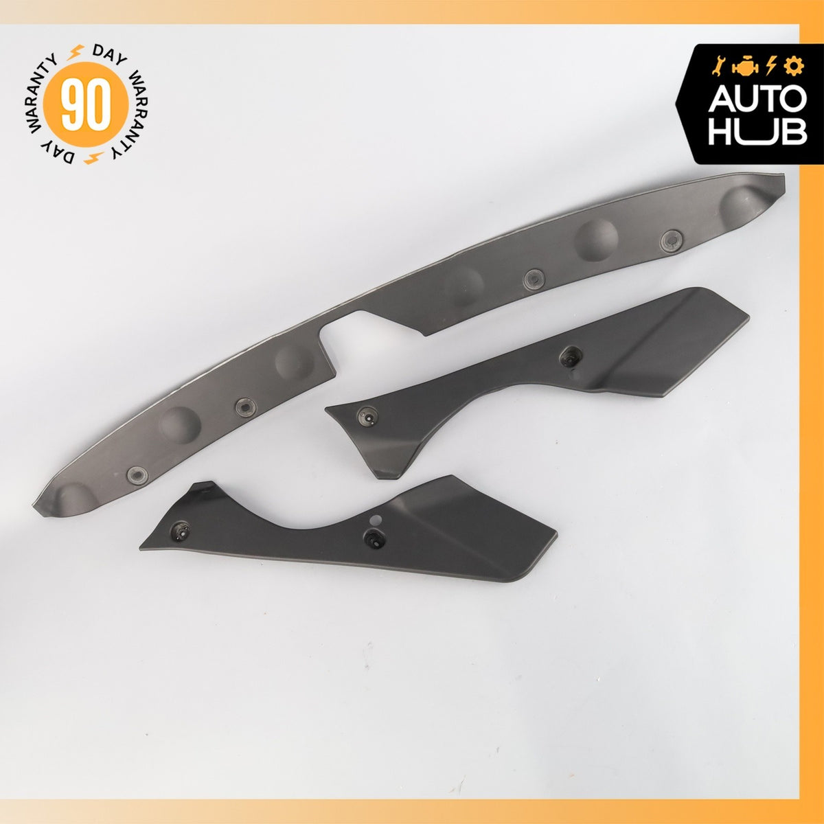 Maserati Quattroporte M156 Bumper Bracket / Headlight Trim Panel Cover Set OEM - photo 2