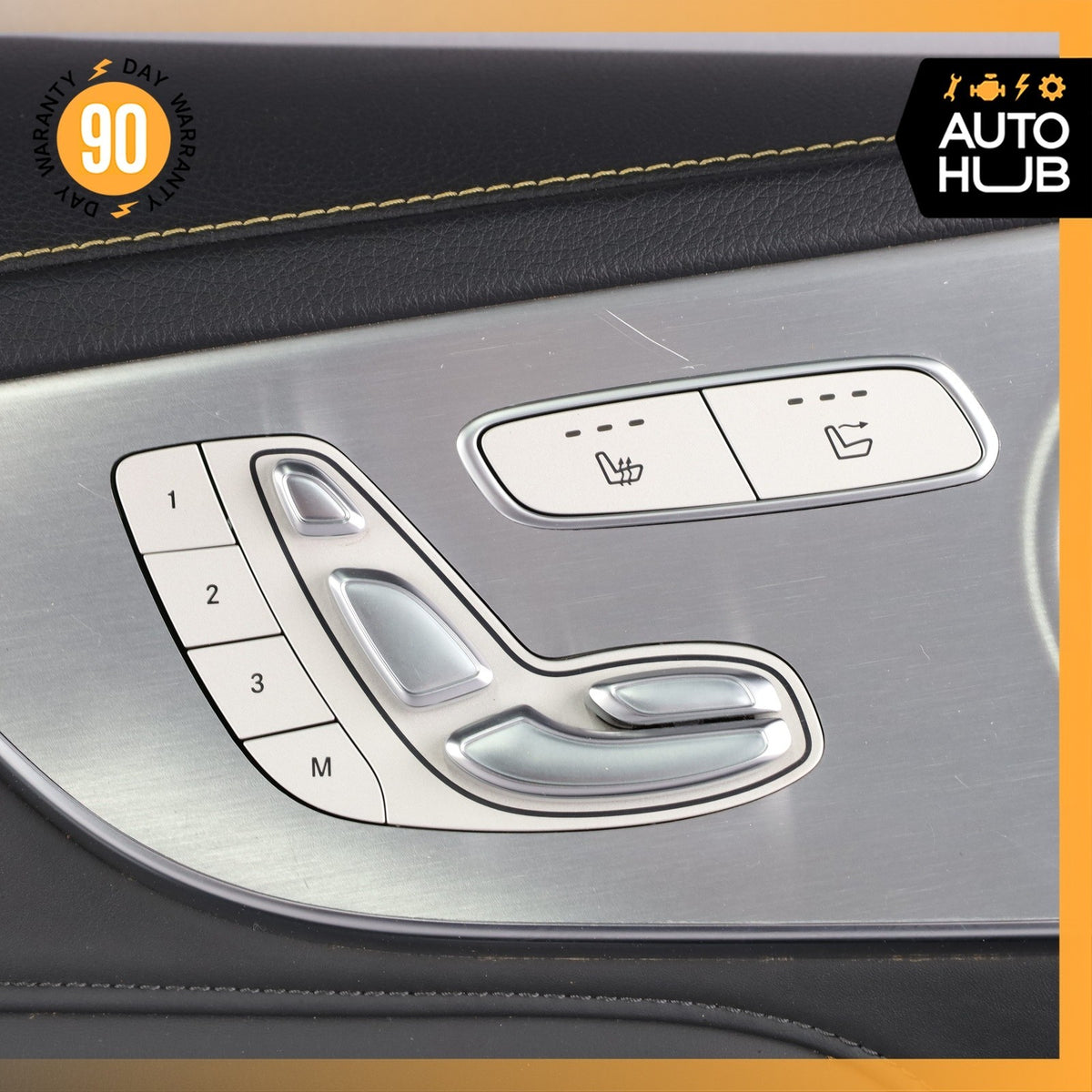 17-23 Mercedes W205 C63 AMG C300 Front Left Side Interior Door Panel OEM 43k - photo 9