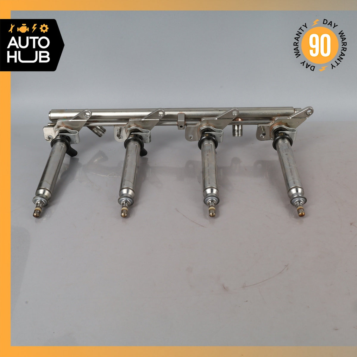 Mercedes W222 S550 CL550 Fuel Injection Rail Line w/ Injectors Left Side OEM - photo 7
