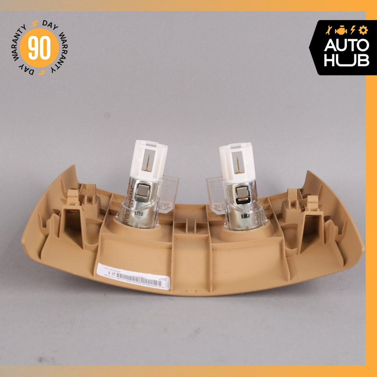 11-18 Porsche Cayenne 958 Rear Center Console Trim Panel Beige OEM - photo 5