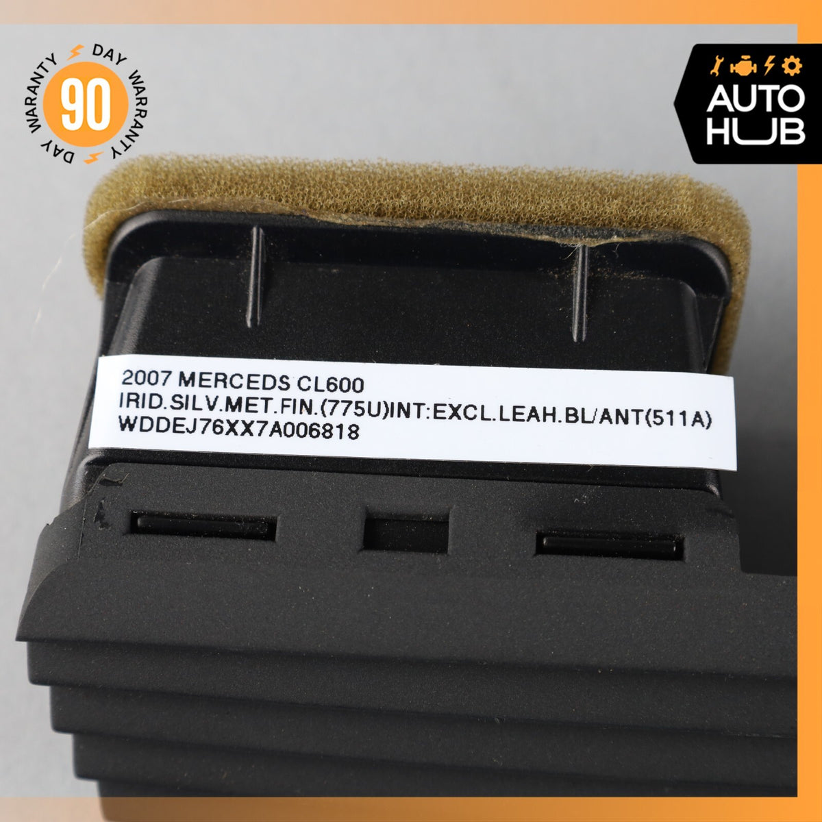 07-14 Mercedes W216 CL600 S550 S400 Center Dash AC A/C Air Vent 2216890066 OEM - photo 10