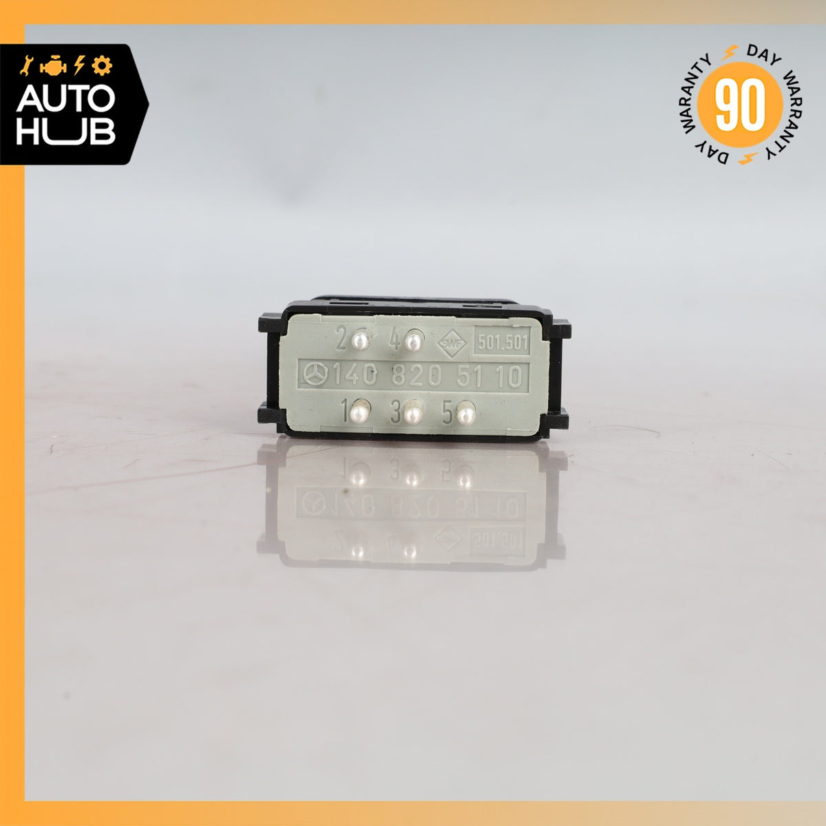 92-99 Mercedes W140 S320 S600 Heated Rear Window Pane Switch OEM - photo 5