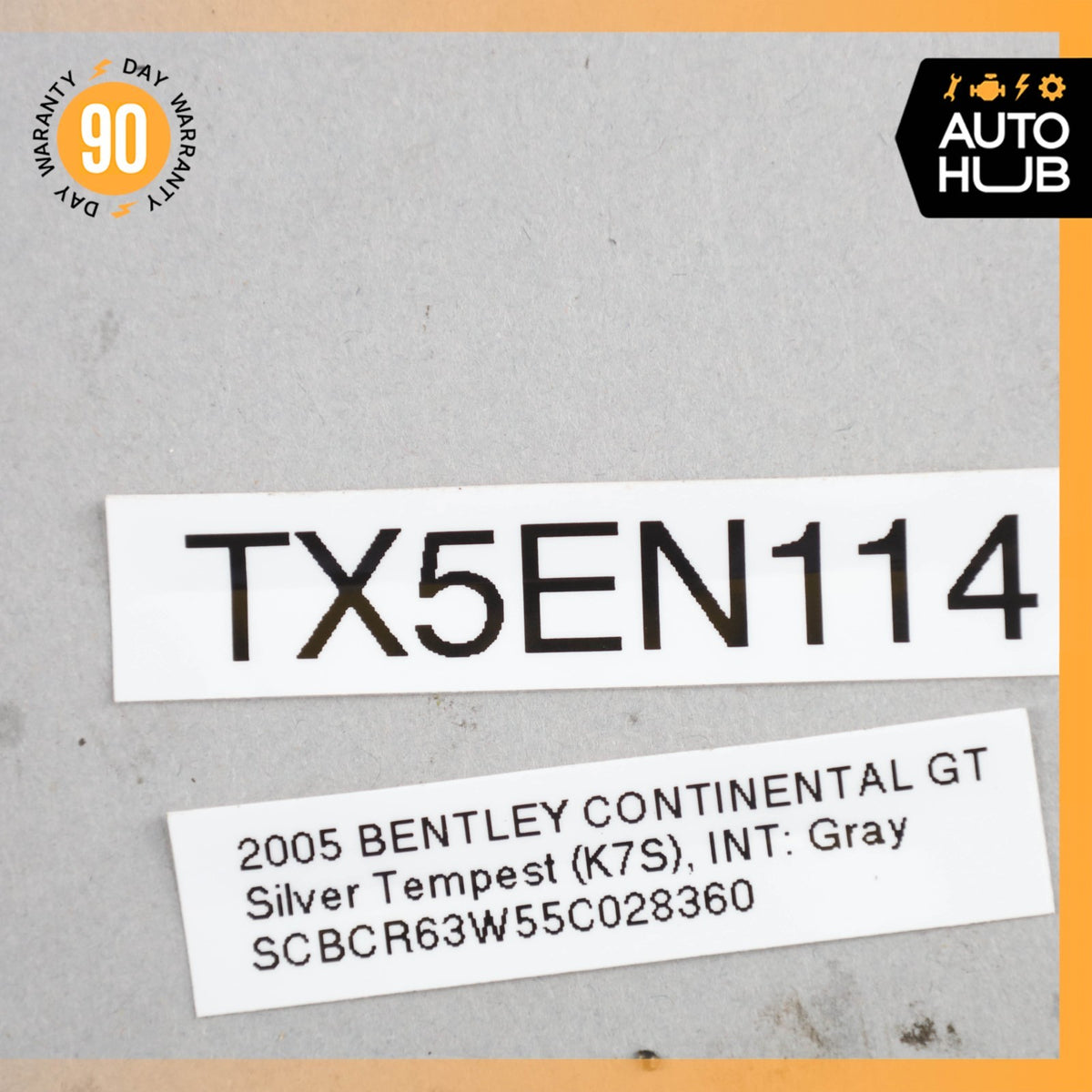 03-06 Bentley Continental GT Front Right Passenger Side Seat Belt Gray OEM - photo 19