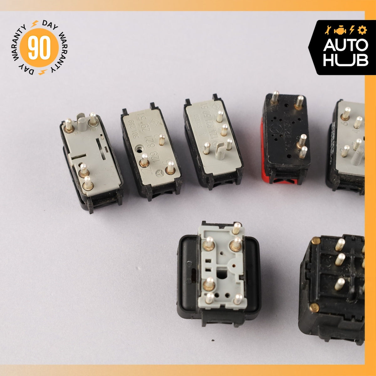 Mercedes R129 SL500 SL320 Center Console Control Switch Buttons Set OEM - photo 7