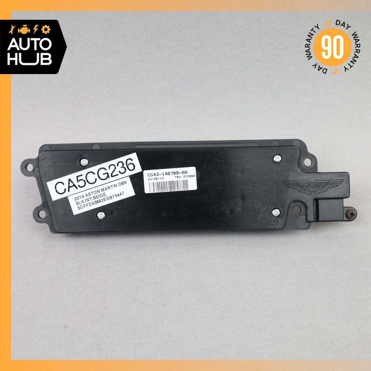 12-16 Aston Martin DB9 DBS Left Seat Control Memory Switch CG4314B709AA OEM - photo 6