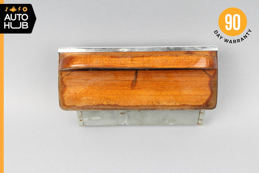72-83 Mercedes R107 450SL 350SL Center Console Ash Tray Ashtray Zebrano Wood OEM - photo 1