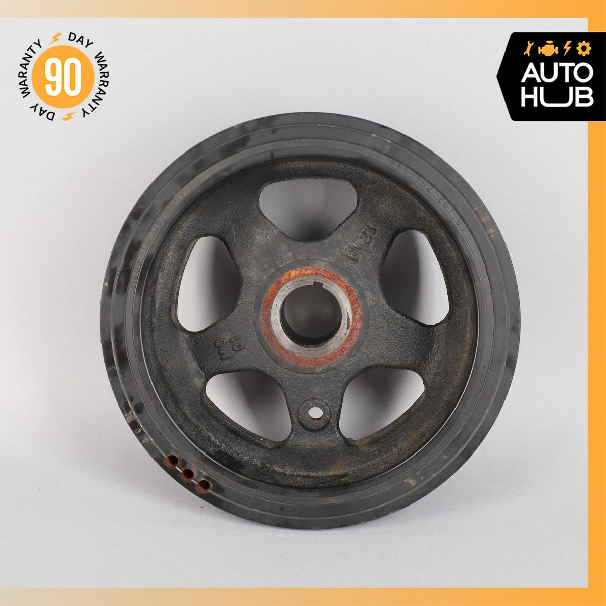11-16 Porsche Panamera 970 3.6L V6 Crank Shaft Pulley Harmonic Dampener OEM 99k - photo 3
