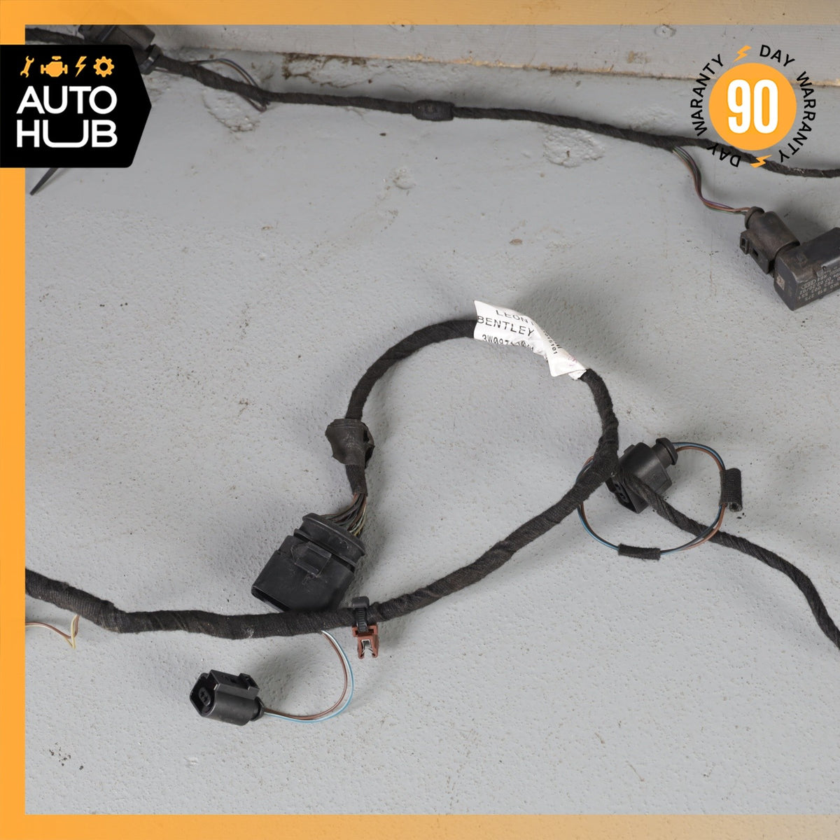 Bentley Continental GTC GT Rear Bumper Parking Sensor Wire Harness PDC OEM 40k - photo 6