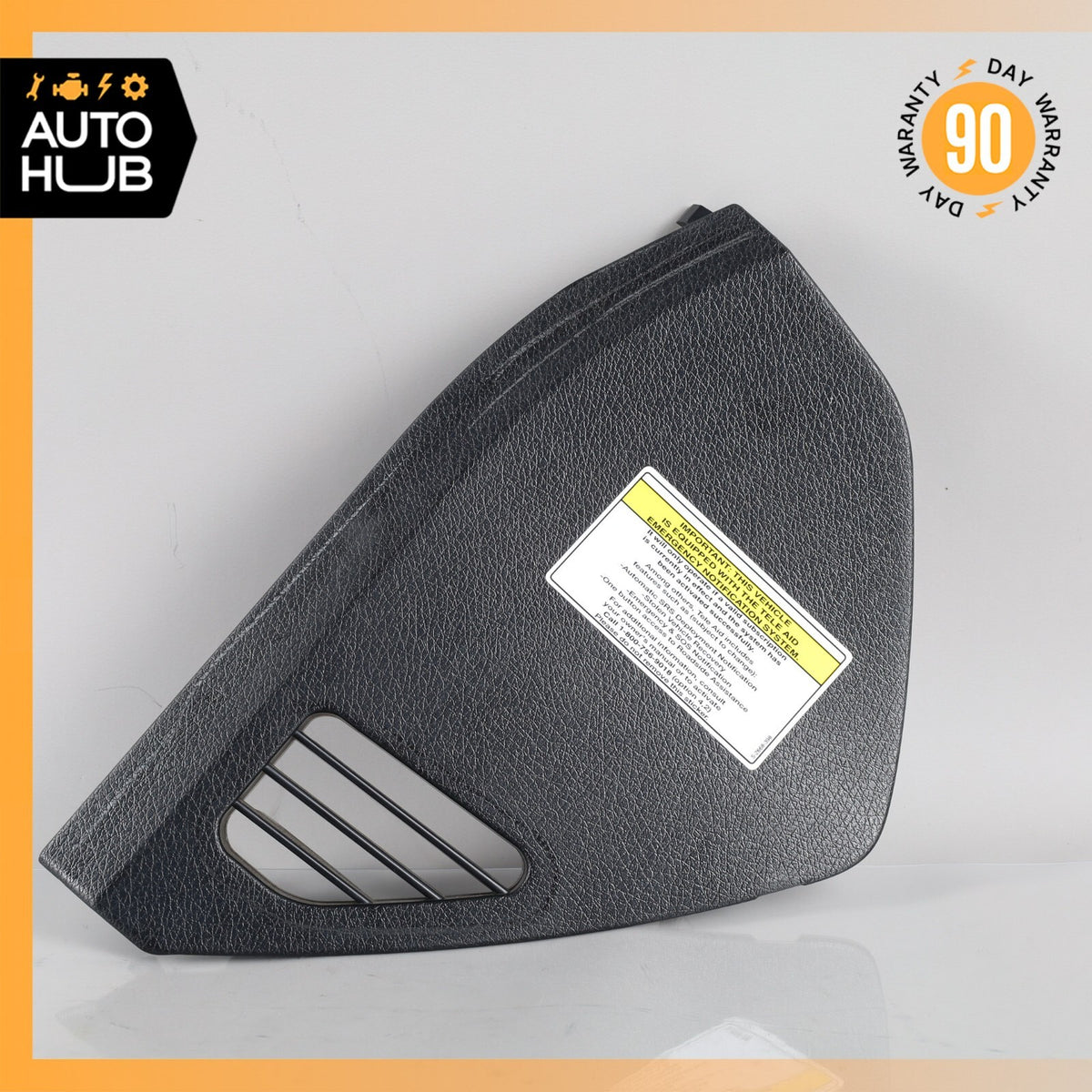 07-09 Mercedes W211 E63 AMG E550 E350 Left Dashboard Trim Cover Panel Black OEM - photo 1