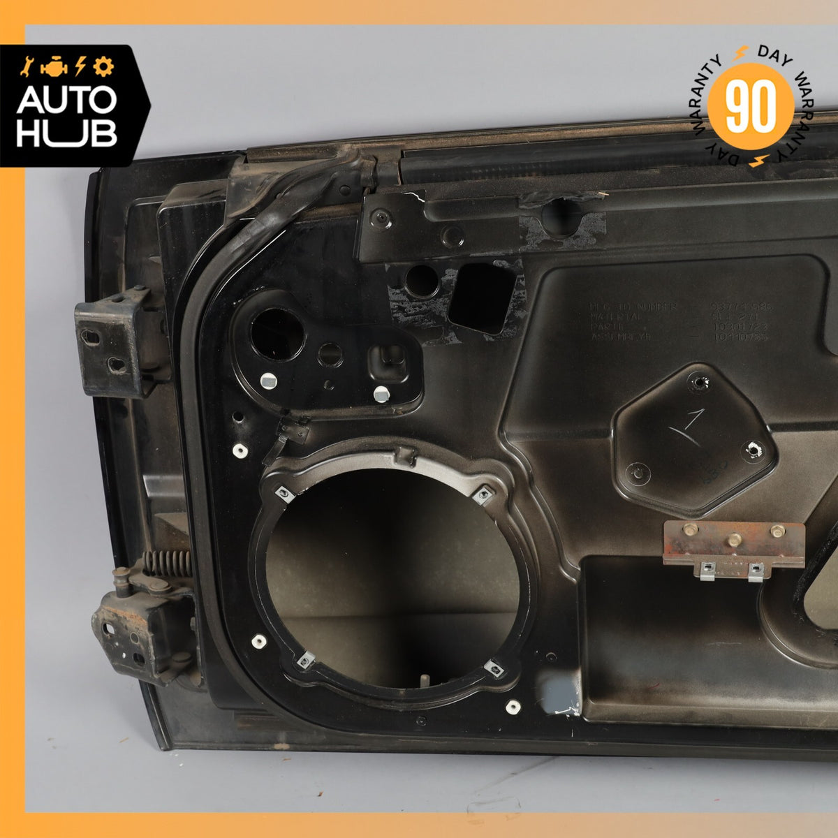 04-09 Cadillac XLR Front Right Passenger Side Door Shell Panel Black OEM 81k - photo 16