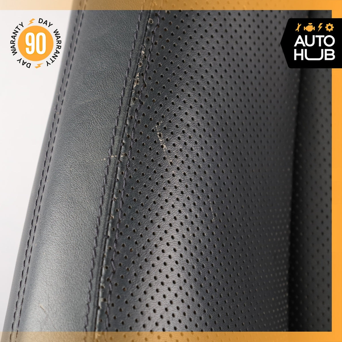 09-12 Mercedes R230 SL550 Top Upper Seat Cushion Right Side Nappa Black OEM - photo 11