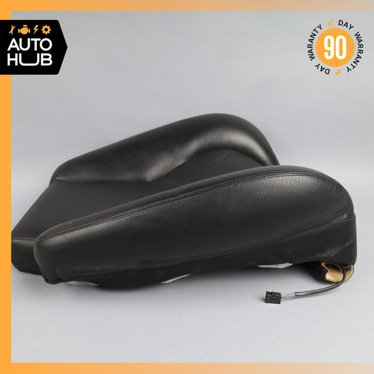 96-02 Mercedes R129 SL320 SL500 Right Side Top Upper Seat Cushion Black OEM - photo 8