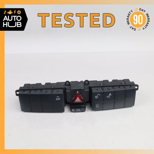 05-09 Mercedes W209 CLK350 C350 C230 Hazard Light Door Lock Control Panel OEM - photo 1