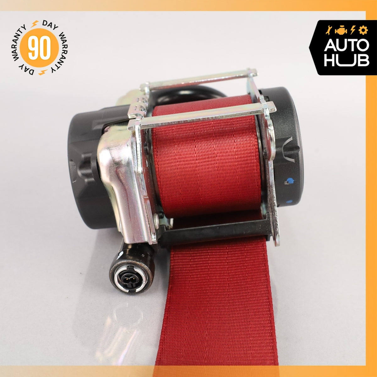 14-24 Jaguar X152 F-Type Front Left Driver Side Seatbelt Retractor Red OEM - photo 10