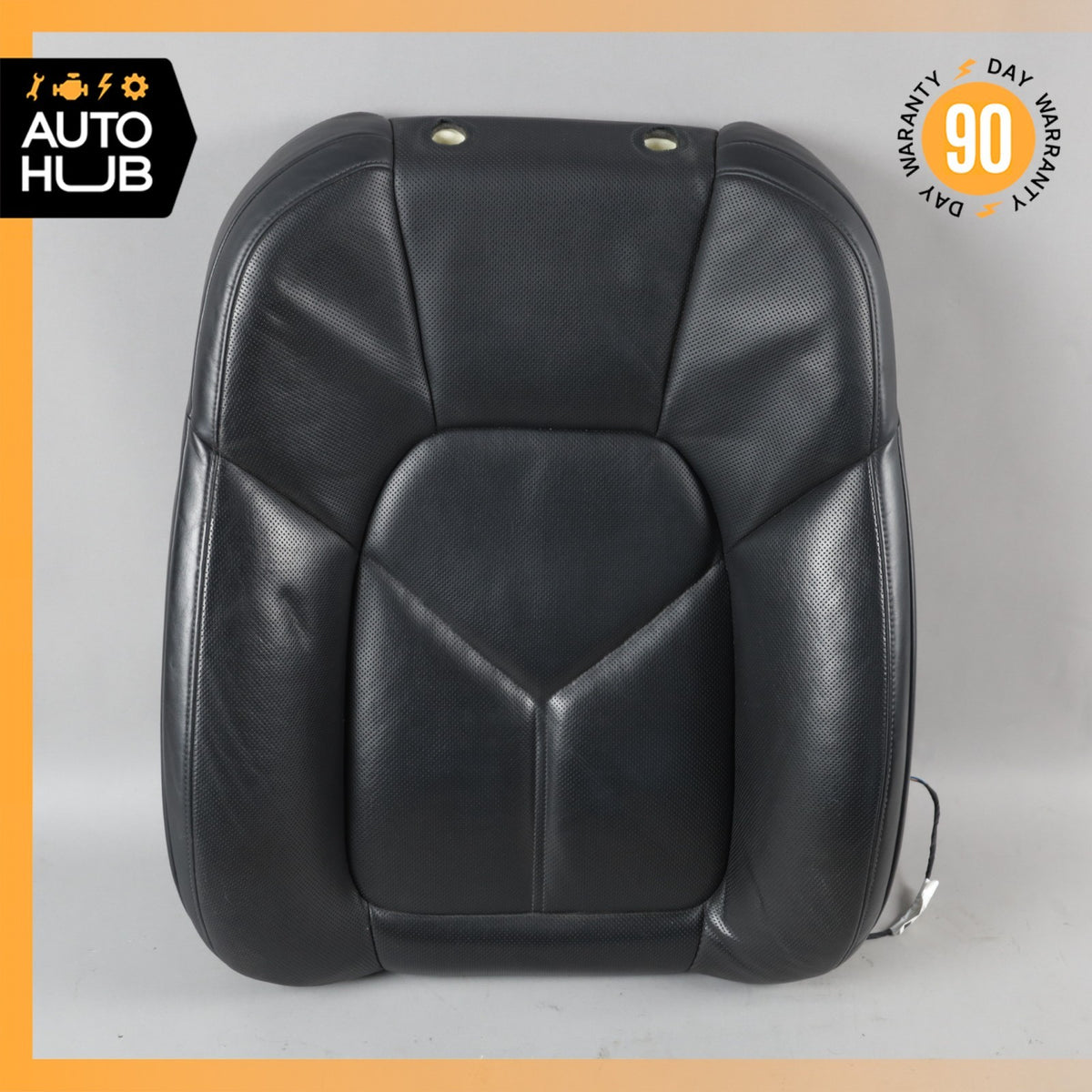 15-18 Porsche Macan S 95B Front Left Side Seat Upper Cushion Leather Black OEM - photo 2
