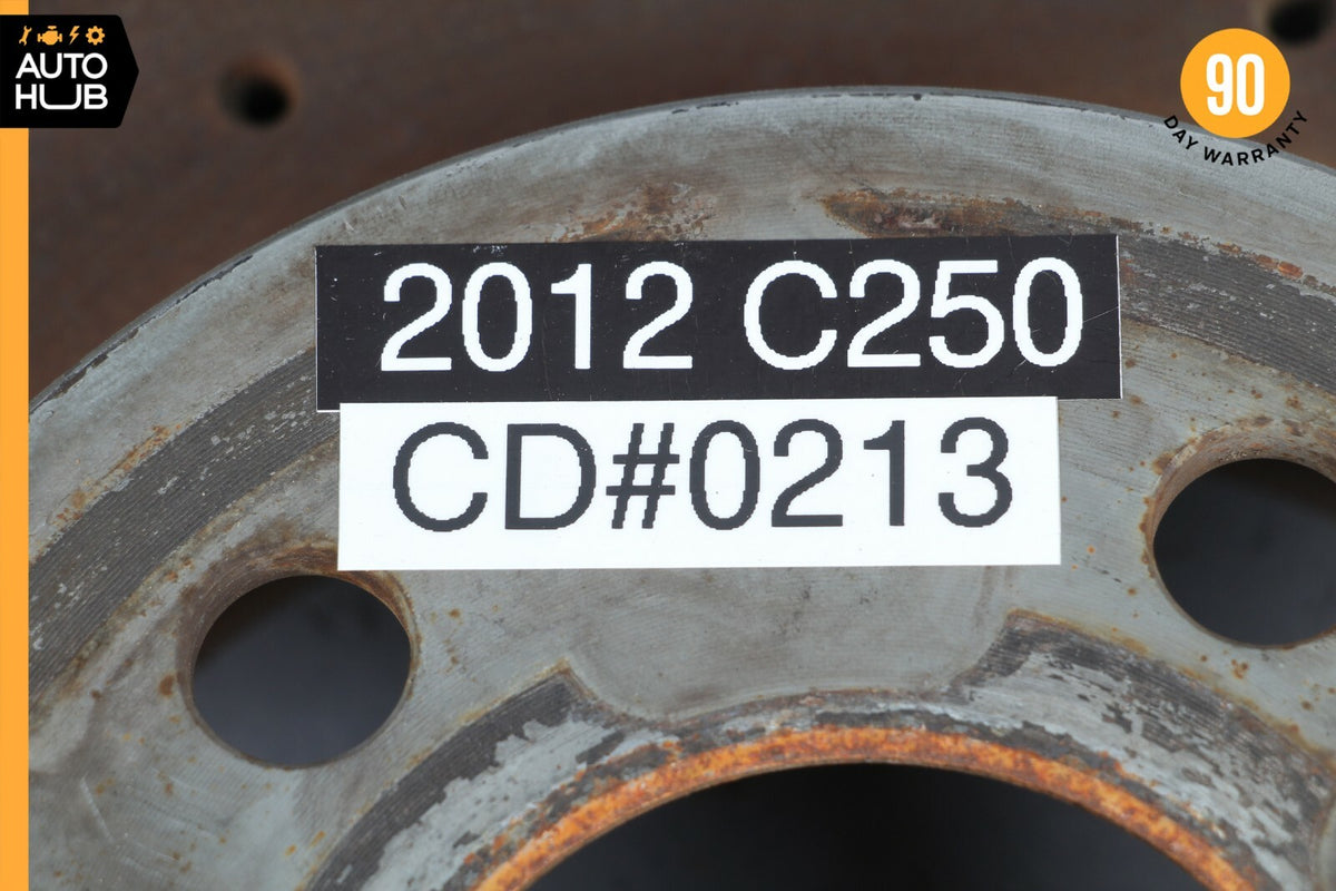 08-14 Mercedes W204 C250 C300 Front Brake Rotors Disc Left and Right Set OEM - photo 9
