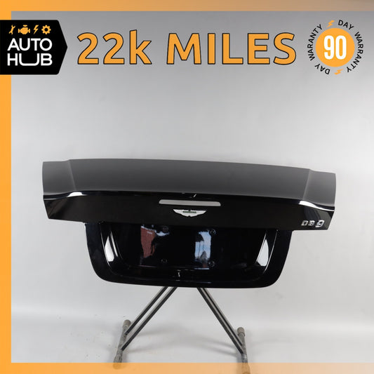 13-16 Aston Martin DB9 Volante Trunk Lid Panel Assembly Black OEM 22k - photo 1
