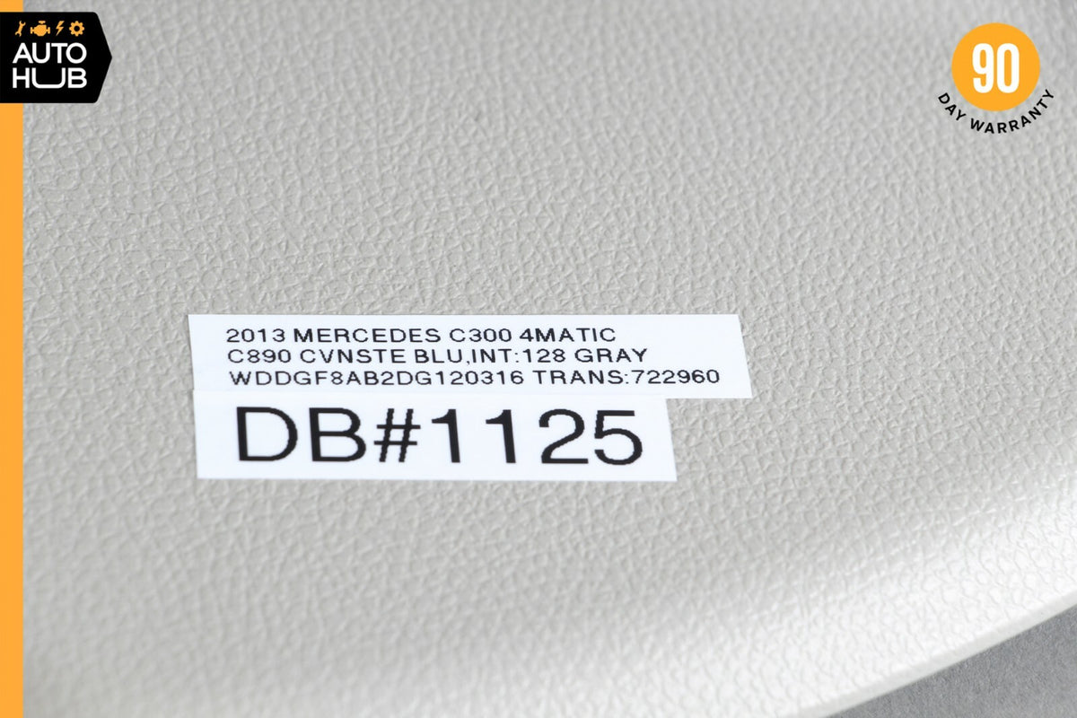 08-14 Mercedes W204 C300 C250 Dashboard Dash Board Trim Panel Right Gray OEM - photo 12
