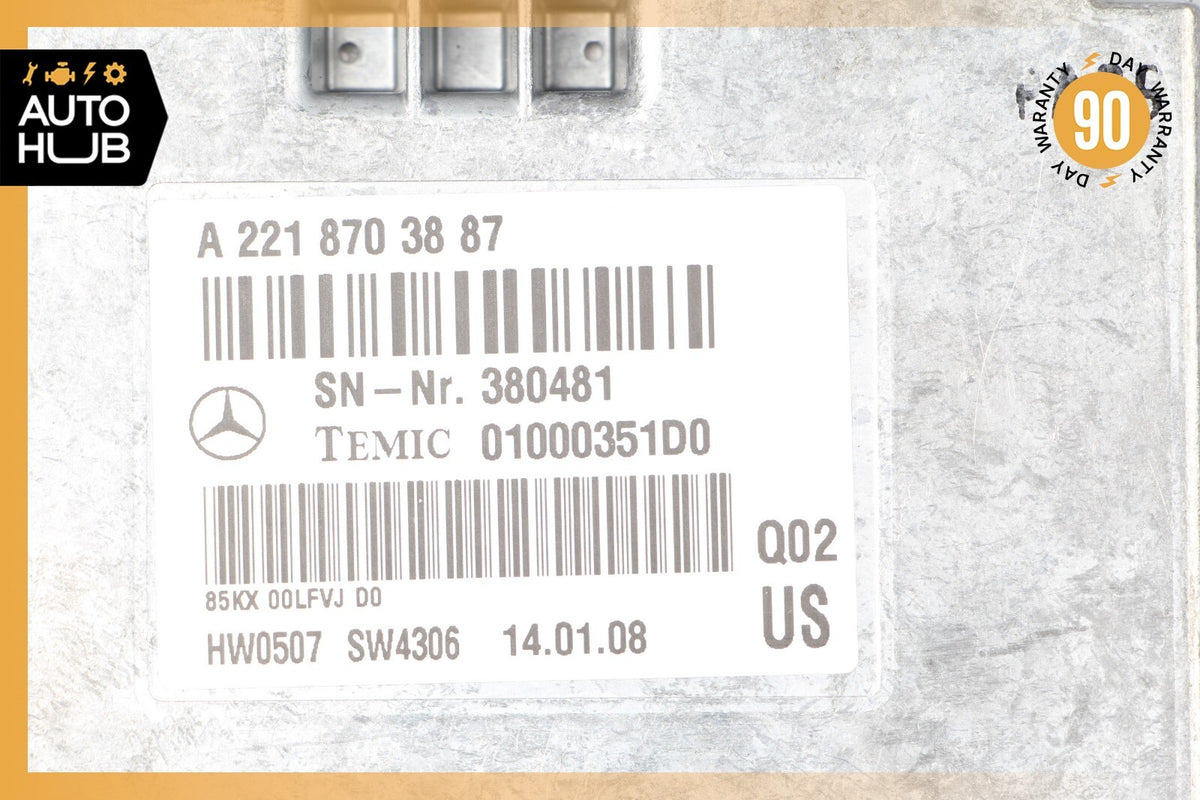 07-14 Mercedes W216 CL550 S350 Voice Language Communication Control Module OEM - photo 11