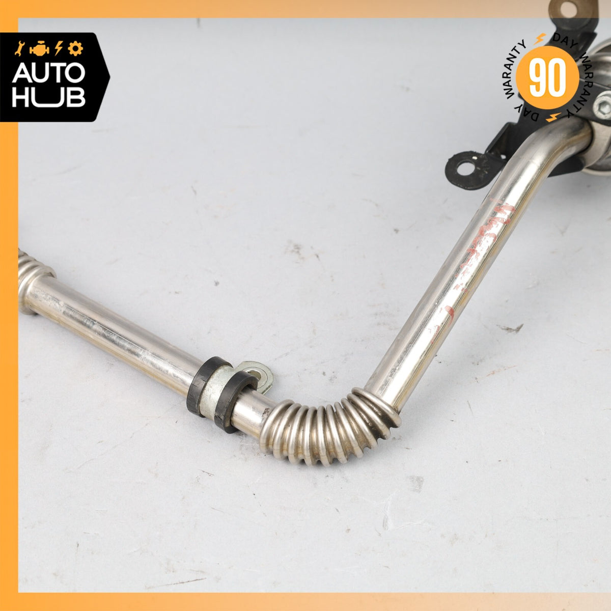 04-19 Maserati GranTurismo M145 Left Air Pump Check Valve EGR w/ Line OEM 76k - photo 4