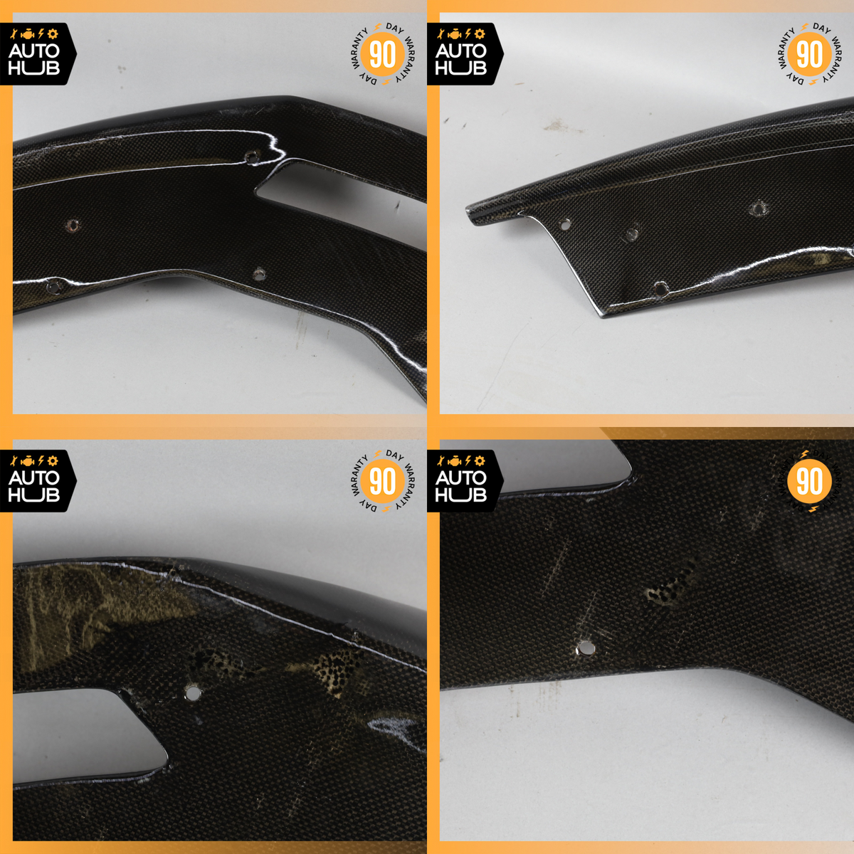 12-17 Lamborghini Aventador LP700 Front Bumper Splitters Set AF-1 Aero Function - photo 15