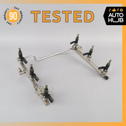 Mercedes W251 R350 E350 CLK350 S400 Fuel Injector Rail w/ Fuel Injectors OEM - photo 1