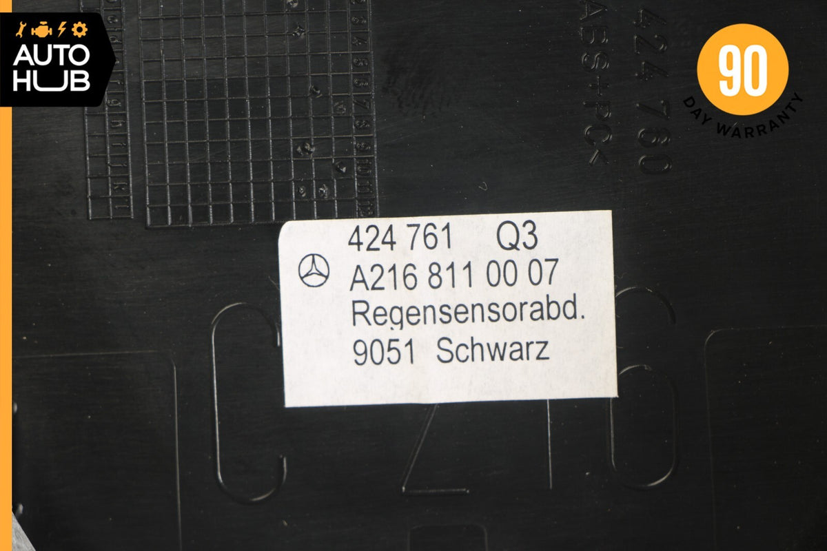 07-10 Mercedes W216 CL63 AMG CL600 CL550 Interior Rear View Mirror Black OEM 44k - photo 11