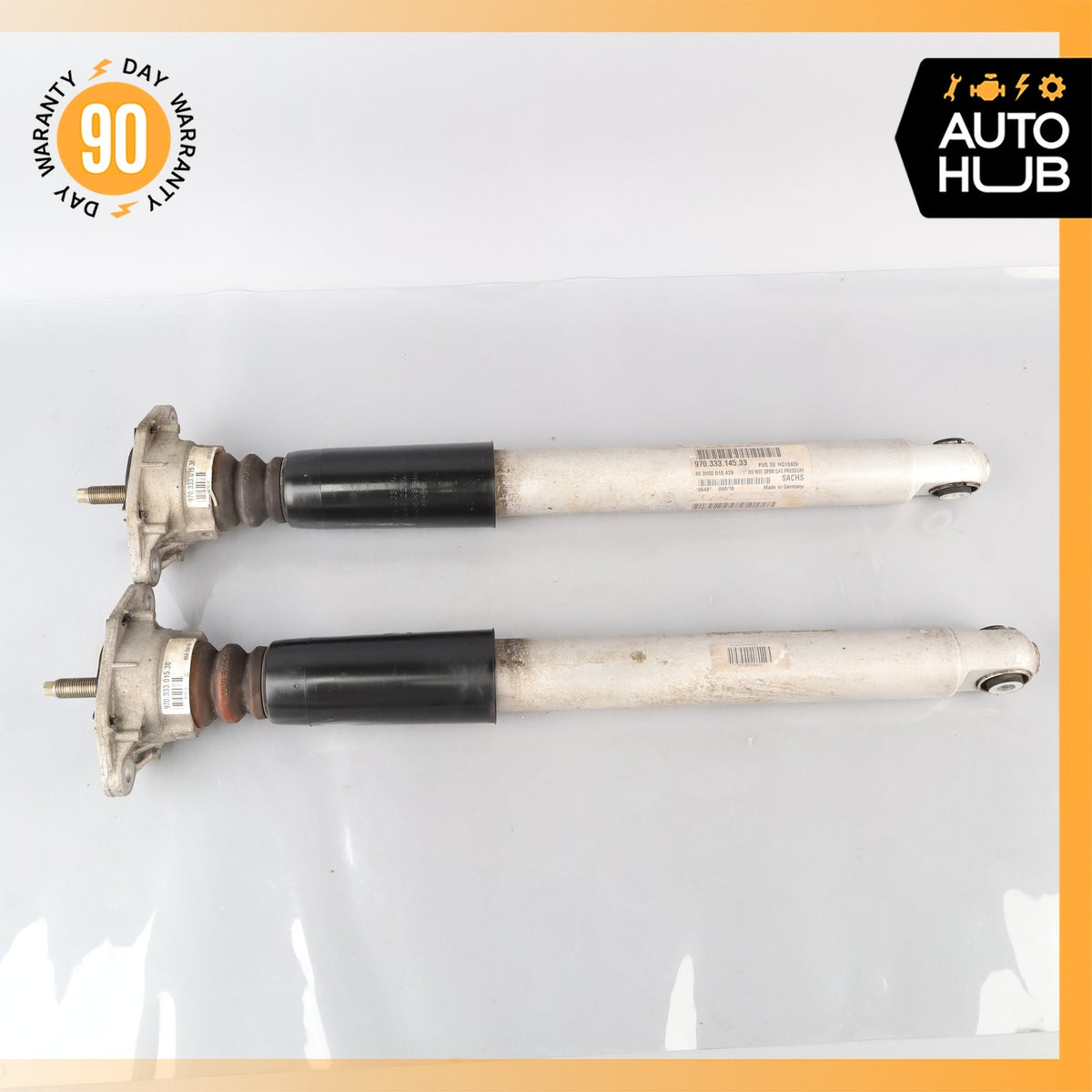 14-16 Porsche Panamera 970 Rear Left & Right Suspension Shock Strut Set OEM 91k - photo 7