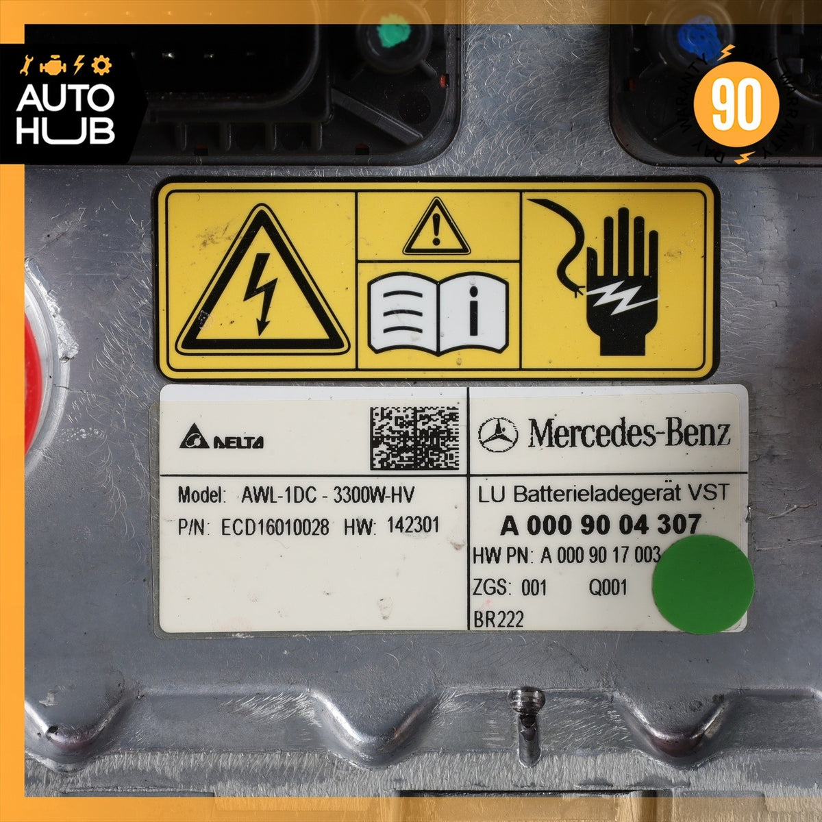 16-19 Mercedes W222 S550e GLC350e Battery Power Voltage Charger Unit OEM - photo 8