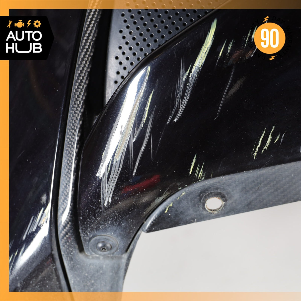 13-16 Aston Martin DB9 Rear Bumper Cover Assembly w/ Carbon Fiber Diffuser OEM - photo 15