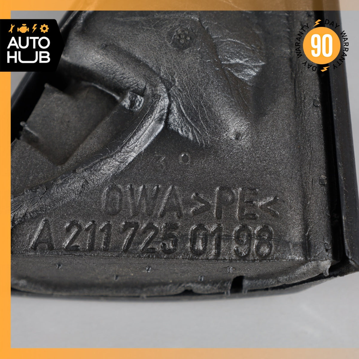 07-09 Mercedes W211 E63 AMG E550 Front Left Tweeter Speaker Cover Black OEM - photo 11