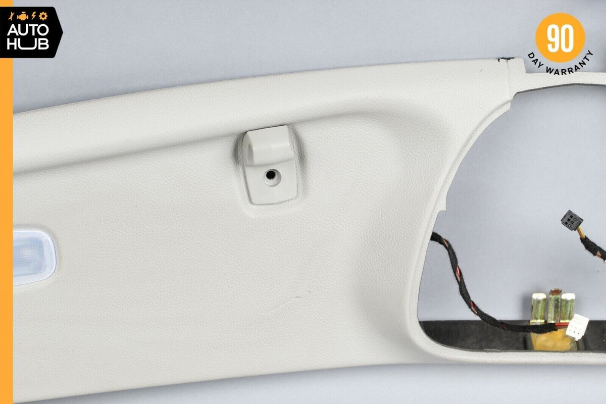 03-06 Mercedes R230 SL500 SL55 Front Window Top Upper Headliner Trim Panel 68k - photo 3