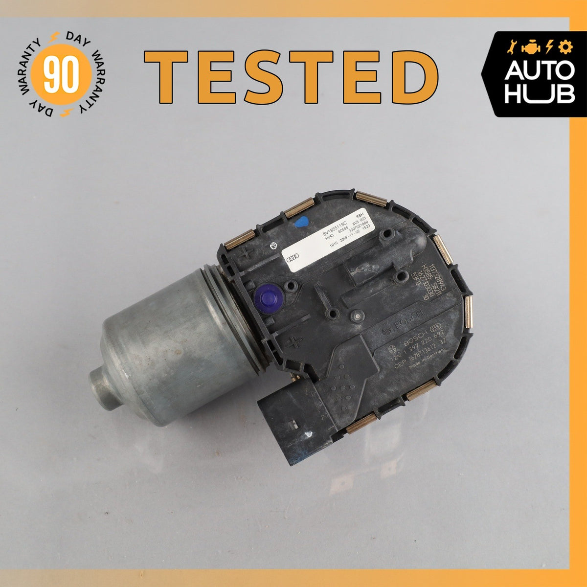 15-20 Audi 8V A3 S3 Front Windshield Wiper Motor OEM - photo 1