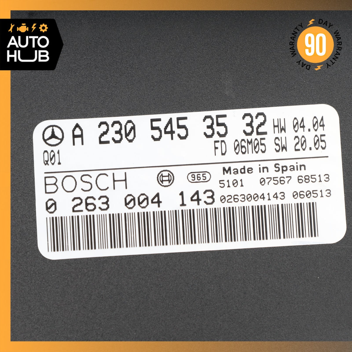 07-08 Mercedes R230 SL600 SL55 AMG Parktronic Park Assist Control Module OEM - photo 7