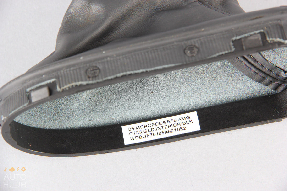 03-06 Mercedes W211 E500 E55 AMG Shifter Shift Knob Boot Cover 2112672810 OEM - photo 12